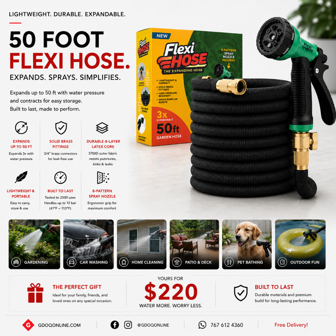 50 Ft Flexi Hose product flyer